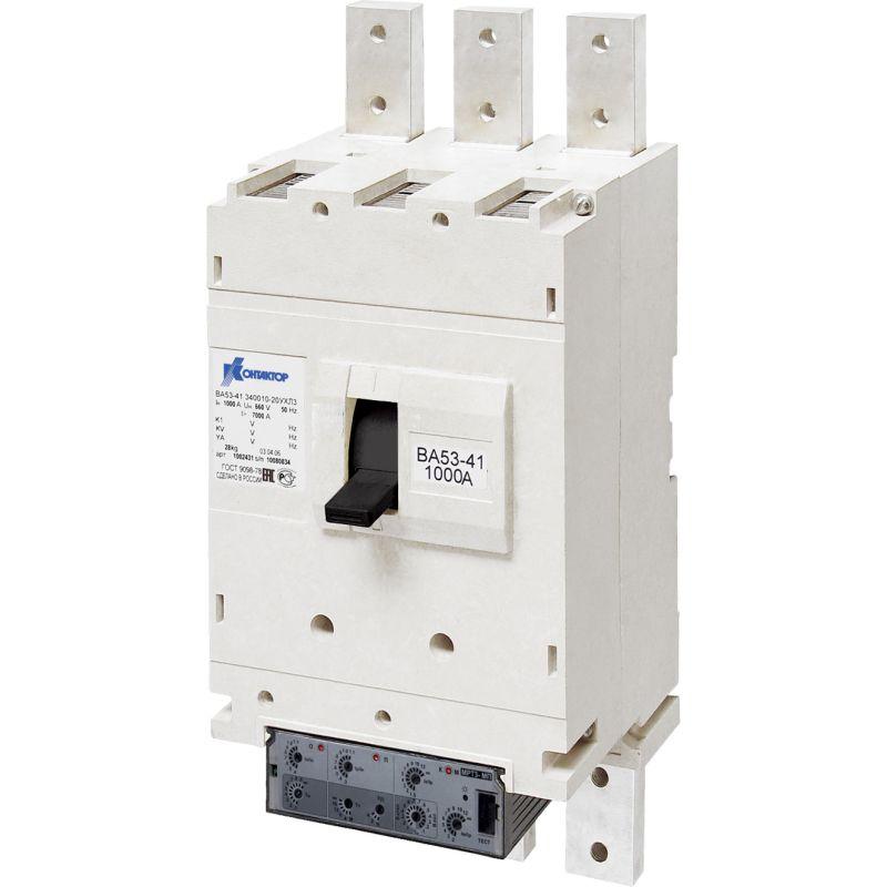 Выключатель автоматический 3п 1000А 33.5кА ВА55-41-334770-00 УХЛ3 690В Контактор 1039335