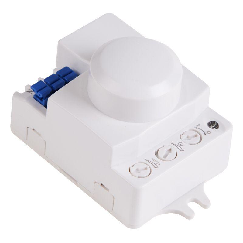 Датчик движения настенно-потолочный микроволновый ДДНПМ 01 180/360град. 1200Вт 10-2000Лк 3-10м 10-900сек 5.8ГГц Rexan...