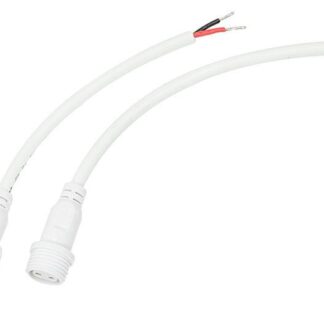 Кабель соединительный (2pin) герметичный (IP67) 2х1.0кв.мм 300В бел. Rexant 11-9820