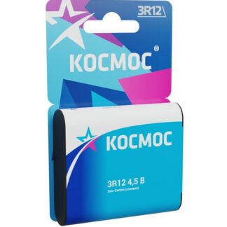 Элемент питания солевой "квадрат" 3R12 1BL (блист.1шт) Космос KOC3R121BL