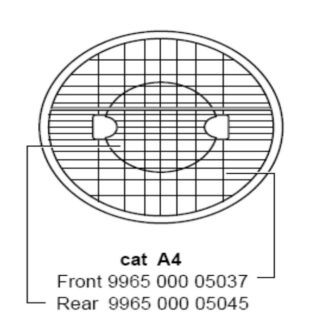 Аксессуар MVF403 FRONT REFLECTOR ASSY CAT A4 PHILIPS 996500005037