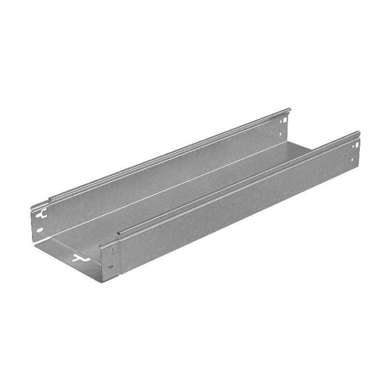 Лоток листовой неперфорированный 200х80 L3000 сталь 0.7мм "БЫСТРЫЙ МОНТАЖ ПЛЮС" LNplus80-200-0.7-3000 оцинк. КМ PL0339