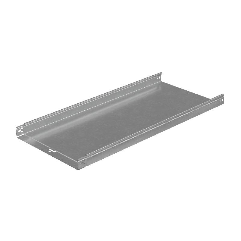 Лоток листовой неперфорированный 400х50 L3000 сталь 1.5мм "БЫСТРЫЙ МОНТАЖ ПЛЮС" LNplus50-400-1.5-3000 оцинк. КМ PL0322