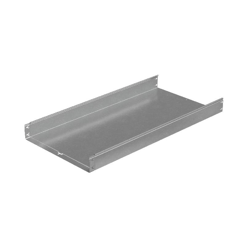 Лоток листовой неперфорированный 600х100 L3000 сталь 1.5мм "БЫСТРЫЙ МОНТАЖ ПЛЮС" LNplus100-600-1.5-3000 оцинк. КМ PL0384