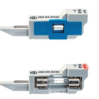 Держатель для предохранителя для интерфейсных модулей реле 39 серии светодиод. индик. предохранителя для цепей 24В AC...