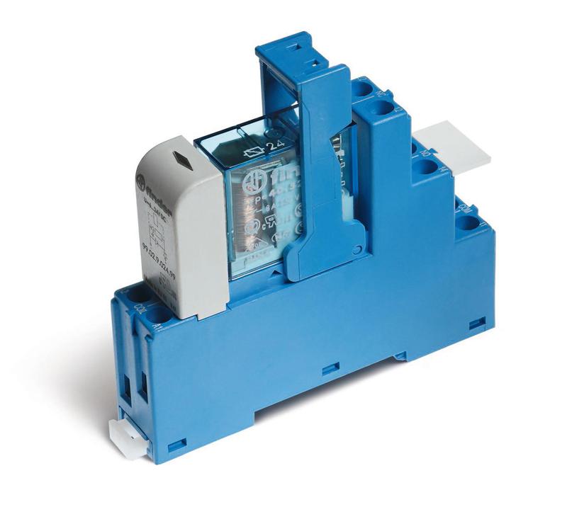 Модуль интерфейсный (сборка 40.52.8.110.0000 + 99.02.0.230.98 + 95.05SPA) электромеханич. реле 2CO 8А AgNi 110В AC IP...