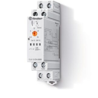 Реле модульное мультифункциональное электронное шаговое/моностабильное со сбросом 1NO 16А 230В AC 17.5мм IP20 FINDER ...