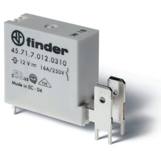 Реле низкопрофильное миниатюрное электромеханич. монтаж на печатную плату выводы с шагом 5мм + Faston 250(6.3х0.8мм) ...