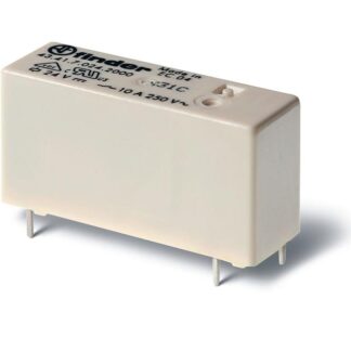 Реле низкопрофильное миниатюрное электромеханич. монтаж на печатную плату выводы с шагом 5мм 1CO 10А AgNi 24В DC (чув...