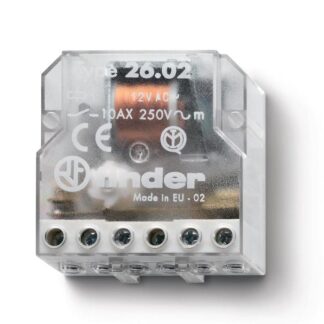 Реле шаговое электромеханич. 2NO 10А 4 состояния AgNi 24В AC монтаж в коробке IP20 FINDER 260480240000