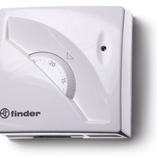 Термостат комнатный 1СО 16А монтаж на стену поворотная ручка бел. FINDER 1T010