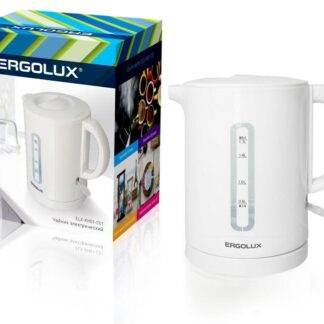 Чайник ELX-KH01-C01 пласт. спираль 1.7л 160-250В 1500-2300Вт бел. Ergolux 13114