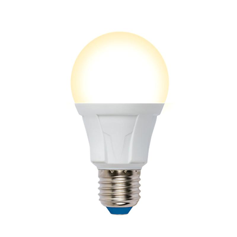 Лампа светодиодная LED-A60 12W/3000K/E27/FR/DIM PLP01WH Яркая 12Вт матовая 3000К тепл. бел. E27 диммир. (упак. картон...