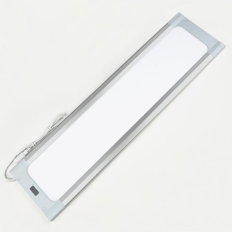 Светильник светодиодный ULI-F42-7.5Вт/RGB/RC/DIM SENSOR IP20 SILVER ультратонкая с бесконтактным выкл. диммер. пульт ...