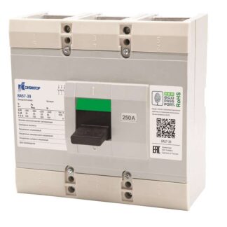 Выключатель автоматический 3п 250А 1600Im ВА57-39-341810 660/380В AC НР=230В AC 1З2Р Контактор L630-0172
