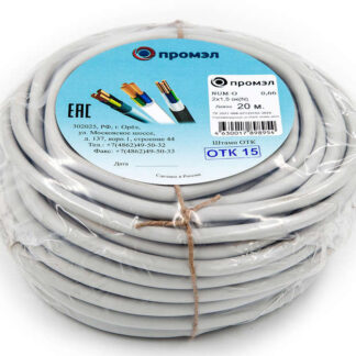 Кабель NUM-O 2х1.5 (бухта 20м) (шт) ПромЭл 13321300