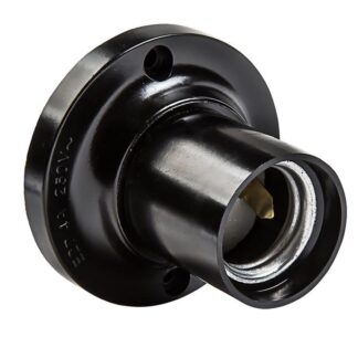 Патрон потолочный E27 Ф П-01 карболит. черн. IN HOME 4690612032238