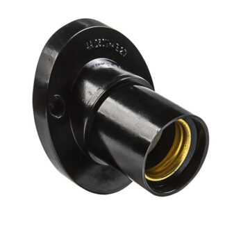 Патрон E27 Ф П-02 E27 карболитовый настенный IN HOME 4690612032252