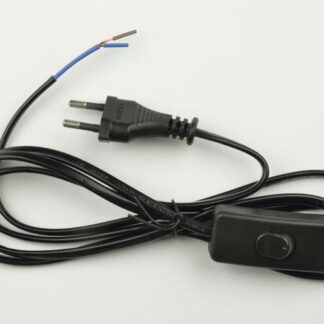 Шнур сетевой UCX-C10/02A-170 BLACK с вилкой и выкл. 2А 500Вт 1.7м черн. Uniel UL-00004429