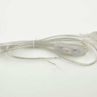 Шнур сетевой UCX-C11/02A-170 CLEAR с вилкой и выкл. 2А 500Вт 1.7м прозр. Uniel UL-00004433