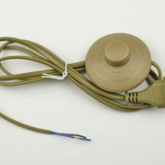 Шнур сетевой UCX-C20/02A-170 BROWN с вилкой и выкл. (напольный) 2А 500Вт 1.7м корич. Uniel UL-00004436