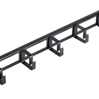 Органайзер кабельный 19дюйм 1U глубина колец 40мм метал. с отверстиями в опорной планке черн. (уп.2шт) NIKOMAX NMC-OK...