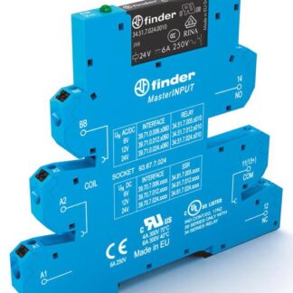 Модуль интерфейсный (сборка 34.51.7.024.5010 + 93.67.7.024) электромеханические реле серия MasterINPUT 1CO 6А AgNi+Au...