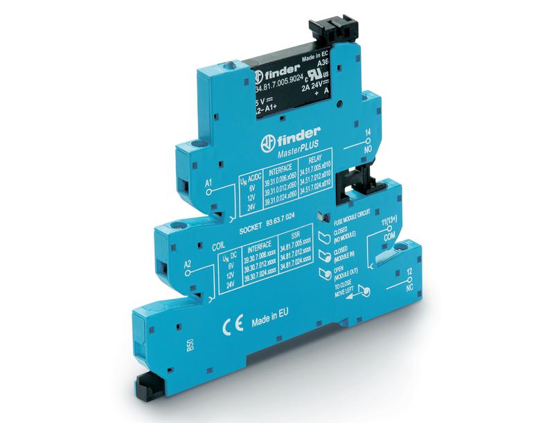 Модуль интерфейсный (сборка 34.81.7.060.9024 + 93.63.3.230) твердотельное реле MasterPLUS выход 6А (24В DC) 230-240В ...