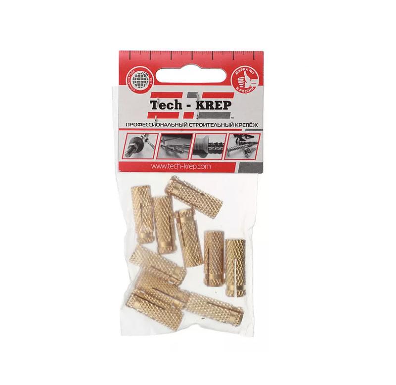 Анкер забивной М8 латунь (пакет) (уп.10шт) Tech-Krep/Zitar 106745