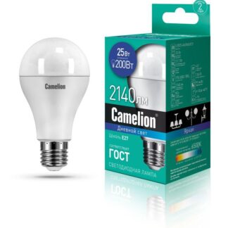Лампа светодиодная LED25-A65/865/E27 25Вт 220В Camelion 13573