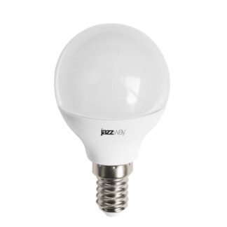 Лампа светодиодная PLED-LX 8Вт G45 шар 5000К холод. бел. E14 Pro JazzWay 5028623