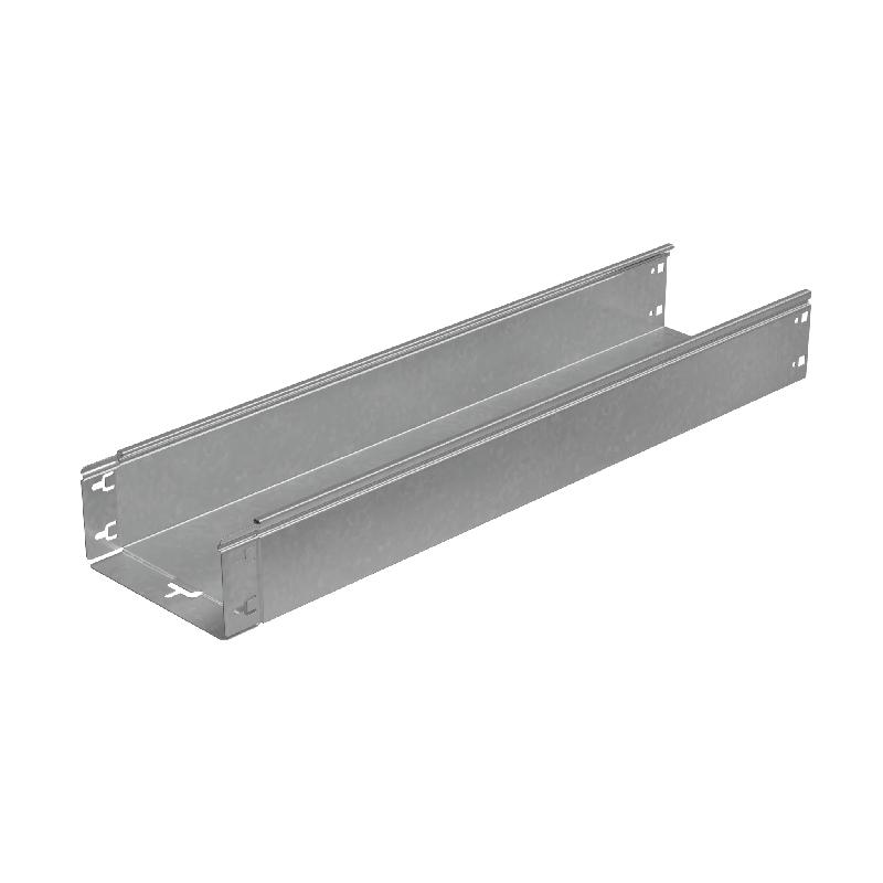 Лоток листовой неперфорированный 200х100 L2000 сталь 1.2мм "БЫСТРЫЙ МОНТАЖ ПЛЮС" Lnplus100-200-1.2-2000 КМ PL2933