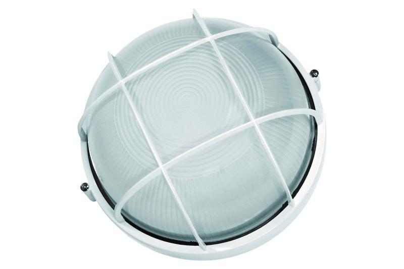 Светильник 1301S C01 NEW НБП 03-60-002 УХЛ1 "Решетка" 60Вт 230В до 130град.C круг бел. Camelion 13657