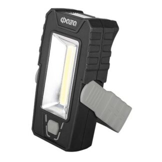 Фонарь рабочий WL2-L2W/L03-gy 2COB 150лм +3LED 30лм IP44 яркий/эконом магнитное основание с вращением на 180град. ABS...