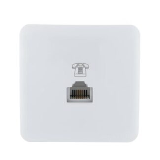 Розетка телефонная Viola RJ11 евро стандарт бел. LEZARD 751-0200-137