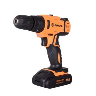 Дрель-шуруповерт аккумуляторная ударная ДА-18Л-2кУ (2.0 А/ч) Вихрь 72/14/17