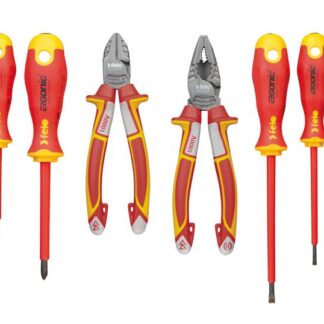 Набор диэлектрических отверток Ergonic с пасатижами и бокорезами (уп.8шт) Felo 41398517