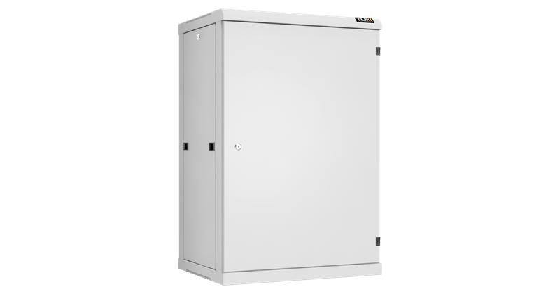 Шкаф настенный разборный 19дюйм 18U метал. дверь Ш600хВ904хГ450мм 2 пары монтажных направляющих сер. TLK TWC-186045-R...