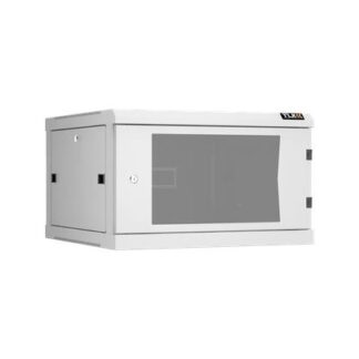 Шкаф настенный разборный 19дюйм 6U стекл. дверь Ш600хВ370хГ600мм 2 пары монтажных направляющих сер. TLK TWC-066060-R-...