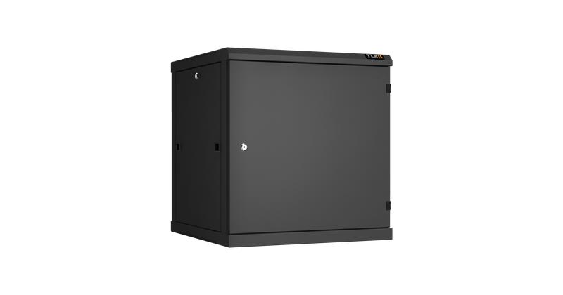 Шкаф настенный разборный 19дюйм 12U метал. дверь Ш600хВ636хГ600мм 2 пары монтажных направляющих черн. TLK TWC-126060-...
