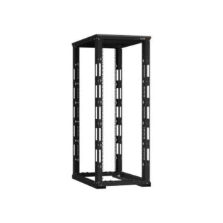 Стойка монтажная двухрамная с разборной рамой 19дюйм 33U Ш600хВ1595хГ1000мм с крышей в разобран. виде черн. TLK TRD-3...