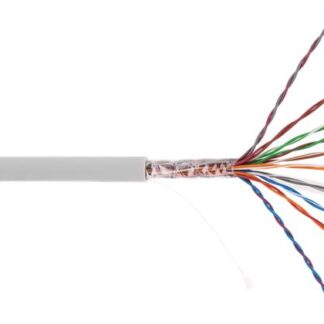 Кабель U/UTP кат.5 (класс D) 10 пар 100МГц ОЖ BC чистая медь внутр. PVC нг(В) сер. (уп.305м) NETLAN EC-UU010-5-PVC-GY-3