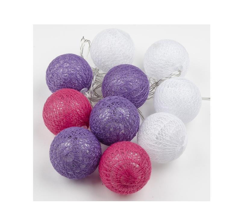 Гирлянда LED "Клубки" ULD-S0200-010/STB/2AA WHITE IP20 TANGLES на батарейках 2AA (не в/к) 2м 10 диодов бел....