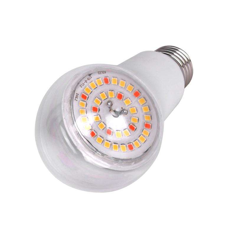 Лампа светодиодная LED-A60-15W/SPFB/E27/CL PLP30WH 15Вт A60 грушевидная прозрачная для растений спектр для фотосинтез...