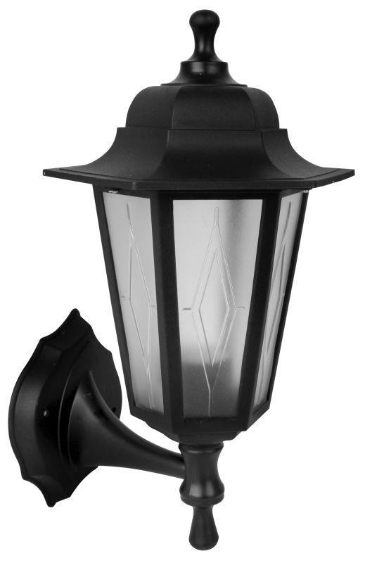 Светильник садово-парковый PP4101/02 C02 НБУ 06-60-001 У1 "Леда1" 6-гран. пласт. +пласт. черн. Camelion 13834