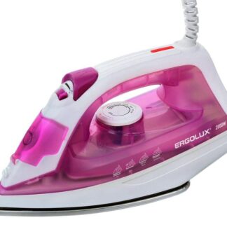 Утюг паровой ELX-SI05-C39 2000Вт электр. 220-240В тефлон фиол./бел. Ergolux 13976