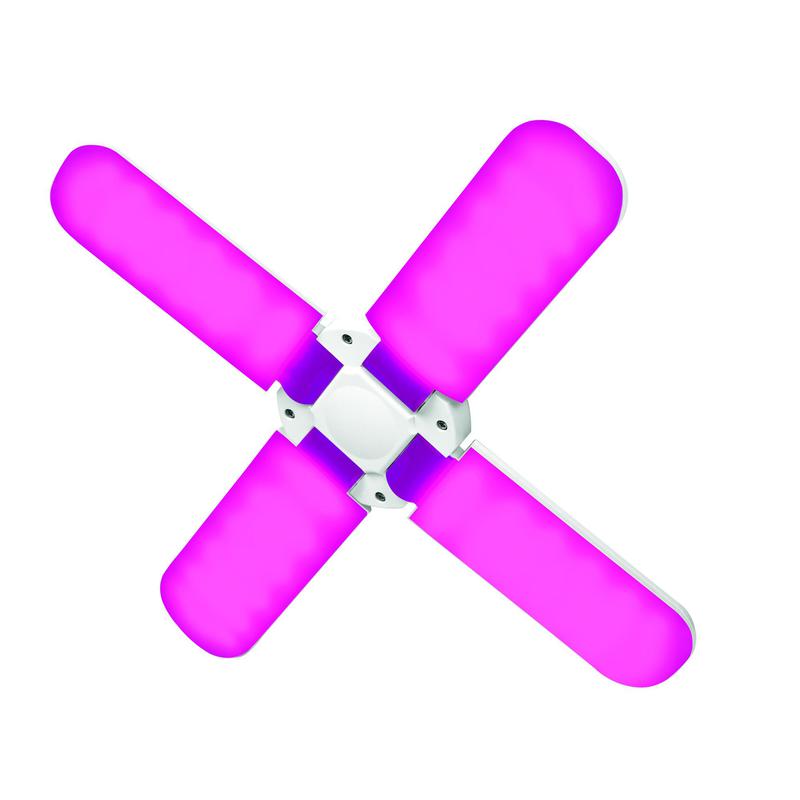 Лампа светодиодная LED-P65-32W/SPSB/E27/FR/P4 PLP32WH 32Вт P65 лепестковая матовая E27 для растений спектр для рассад...