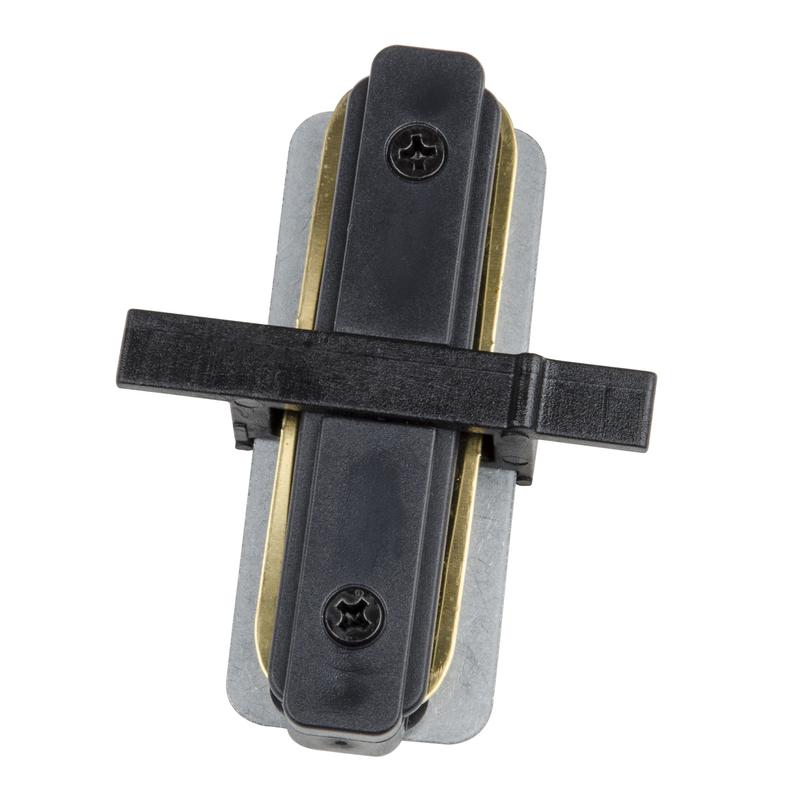 Соединитель для 2-х шинопроводов UBX-Q123 R11 BLACK 1 POLYBAG типа R прямой внутренний однофазный черн. Volpe UL-0000...