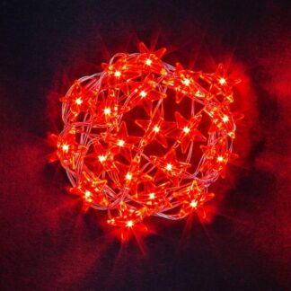 Гирлянда светодиодная "Красные звездочки" 14 051 NGF-DM003-20R-2AA Navigator 14051