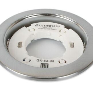 Светильник точечный GX-53-04 220В встраив. метал. матов. хром. Ultraflash 14058